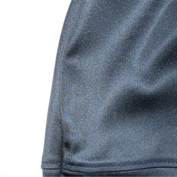 Tadashi Shoji Black Navy Bandage Satin Beaded Cocktail Dress Size 8 - Picture 12 of 12